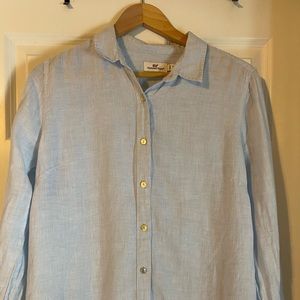 Vineyard Vines women’s linen button down size 10